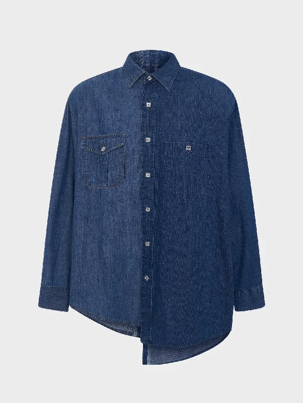 Swarovski Classic Denim Shirt Dark Blue