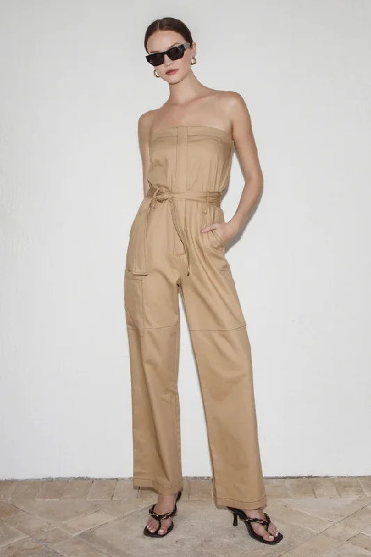 Kimberly Taylor Tina Utility Jumpsuit Vintage Khaki