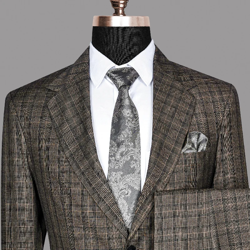 Walnut Plaid Suit