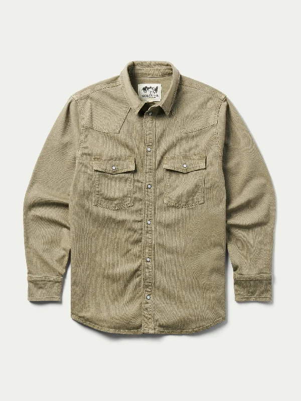 Western Denim Snap Shirt