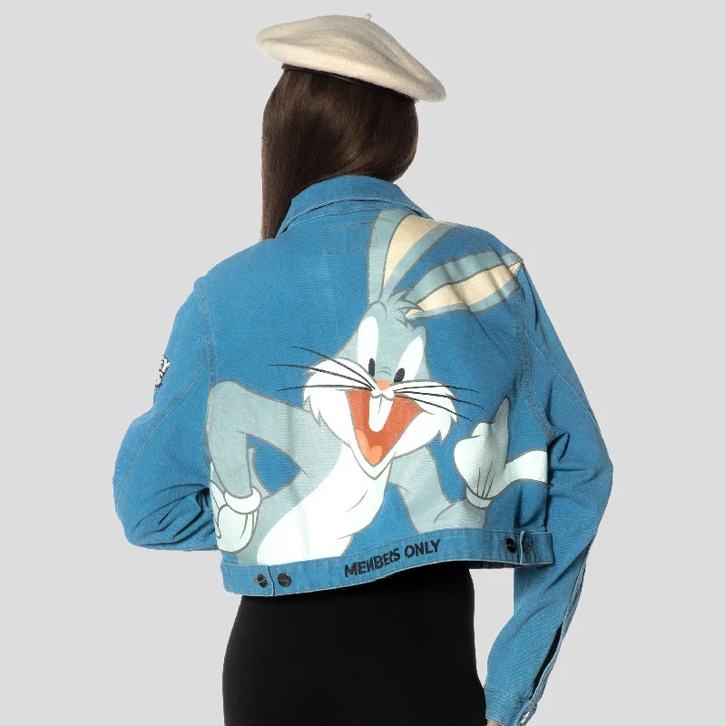 Women's Looney Tunes Bugs Bunny Denim Jacket - FINAL SALE