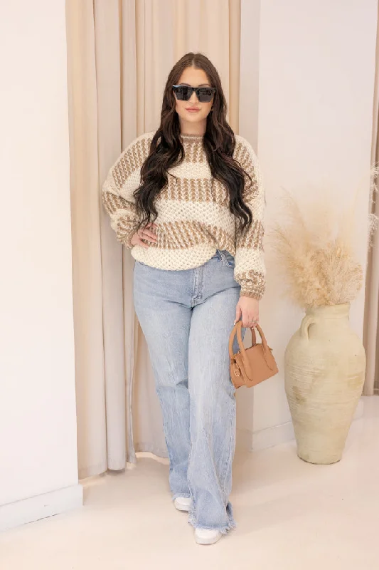 NEW RAY CHUNKY KNIT SWEATER (IVORY)