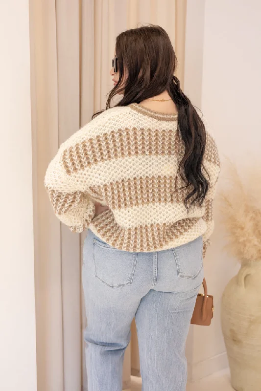 NEW RAY CHUNKY KNIT SWEATER (IVORY)