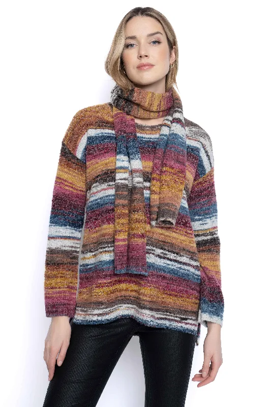 Multi Space Dyed Sweater Top