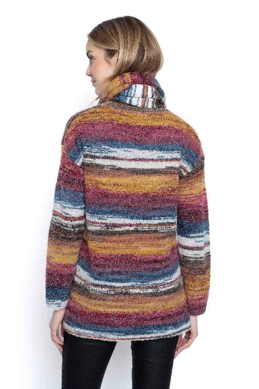 Multi Space Dyed Sweater Top