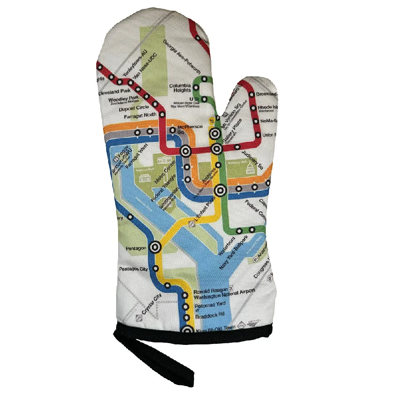 Metro Map Oven Mitt