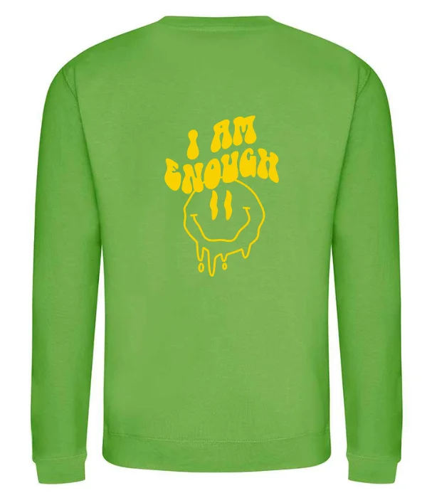 I Am Enough Neon Sweater